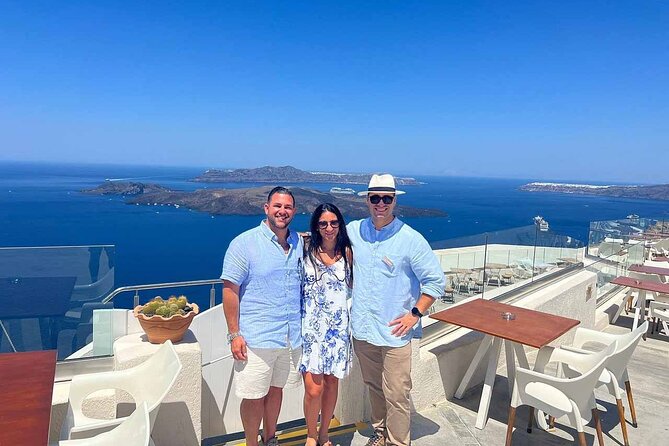 Private Santorini Wine Tour with 12 Wine Tastings and Dinner - Gaia Winery and a second view of island wine