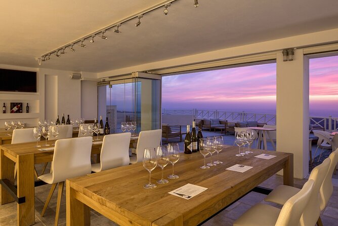Private Sightseeing Tour with Dinner at Sunset - Perissa’s black-sand shore