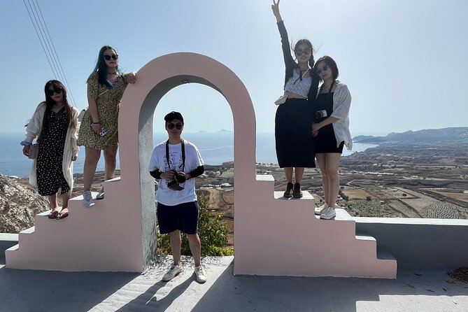 Private tour experience in Santorini island - The Akrotiri lighthouse above the sea