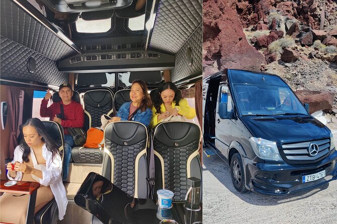Private Transfer from-to Santorini airport to-from anywhere in Santorini Island - A useful option before a ferry from Athinios Port