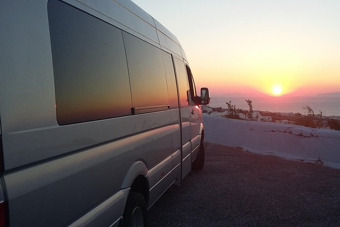 Private Transfer - Santorini Airport, Port & Hotel - Wi-Fi and other small comforts