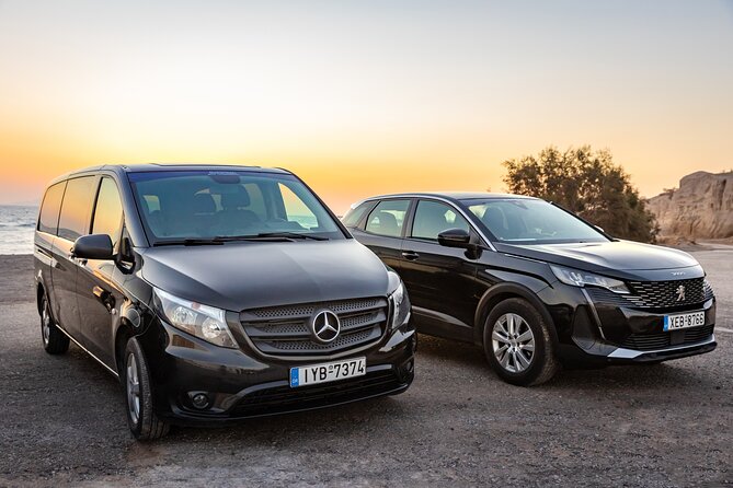 Private Transfer Santorini - What the Mercedes Vans Are Like