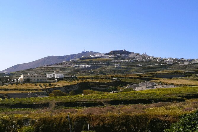 Private Unseen Authentic Santorini Half Day Island Tour - Megalochori among the vineyards