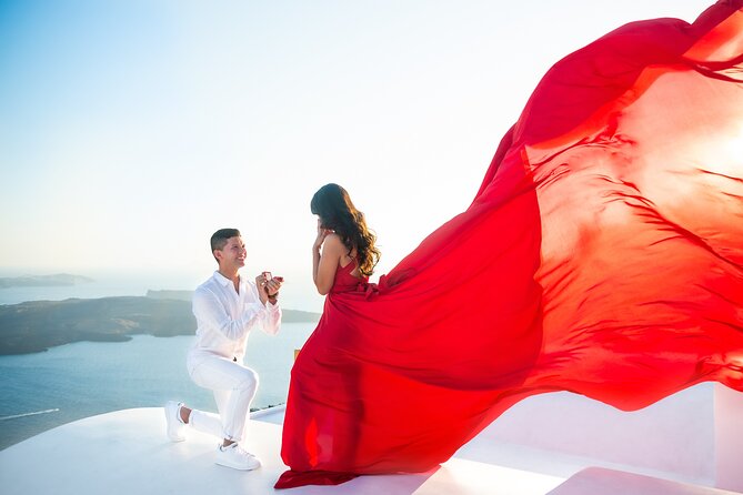 Professional Flying Dress Photoshoot In Santorini - What you receive after the shoot