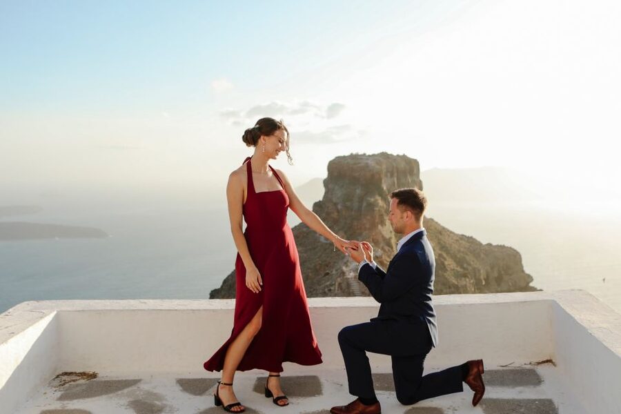 Proposal Photographer in Santorini - Planning a Santorini proposal without giving away the surprise