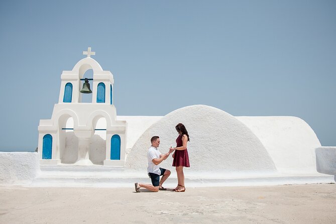 Proposal Photoshoot Santorini - Planning the secret without giving it away