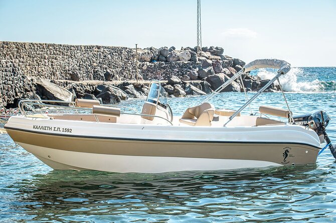 Rent a Boat in Santorini with Free License - Key points to know before you go