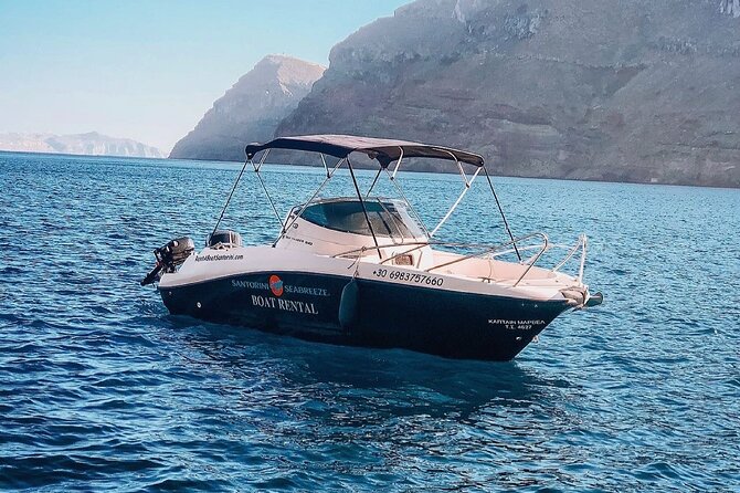Rent a SpeedBoat in Santorini with License or Skippered - Nea Kameni: Santorini’s volcanic heart