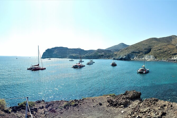 Sailsational Luxury Santorini Catamaran Sunset Cruise with Dinner - Booking timing and cancellation