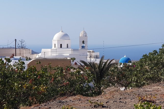 Santorini: 4hr Private Countryside Hidden Paths Tour - Emporio’s windmills make a quick photo stop