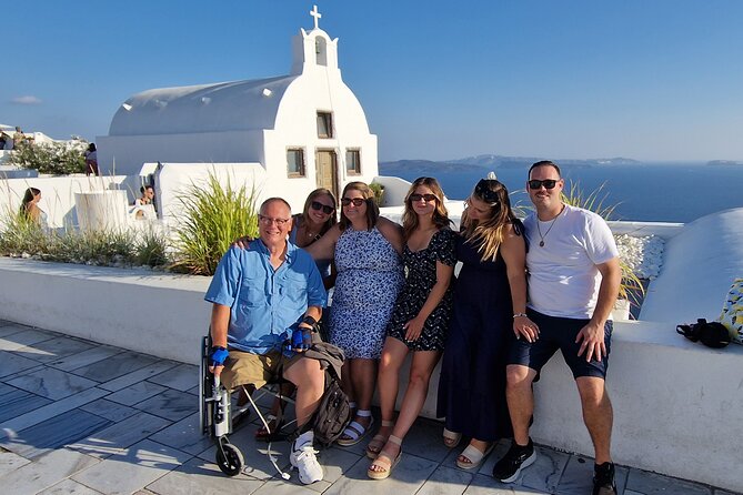 Santorini: 4hr Wheelchair Private Accessible Tour - The Three Bells of Fira is made for photographs