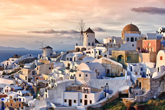 Santorini: 6hr Private Tour with Olive Oil, Beer or Wine Tasting - Profitis Ilias gives you the island from above