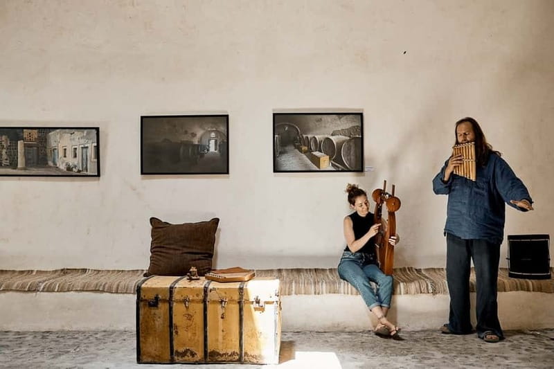 Santorini: A Mythical Musical Experience - A musical visit inside an old Megalochori winery