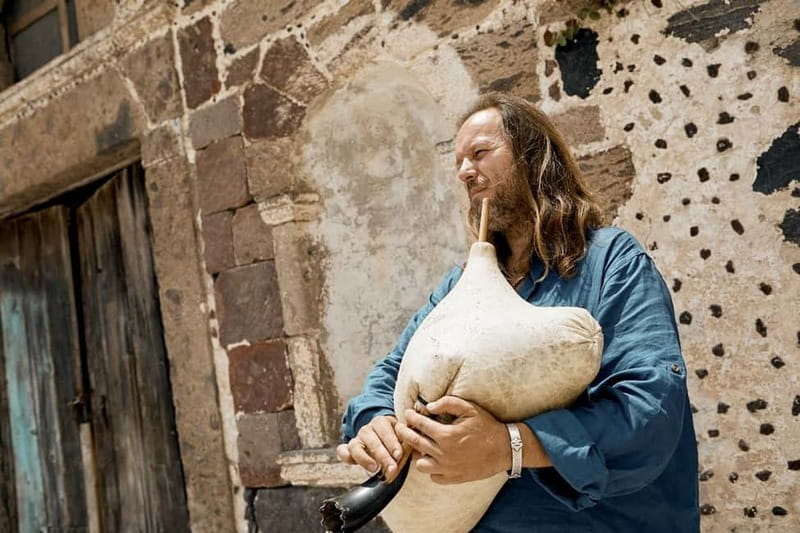 Santorini: A Mythical Musical Experience - Private transfers make a village visit easier