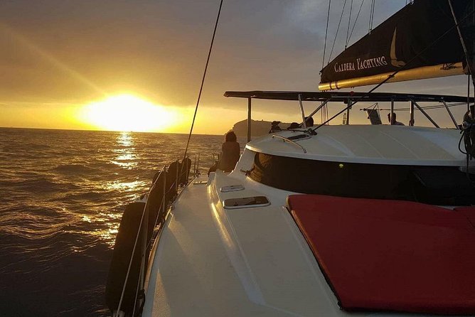 Santorini Adventurous Catamaran Experience with Snorkeling - Nea Kameni and the Sulphurous Hot Springs