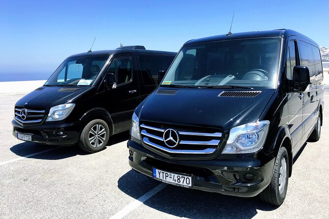 Santorini Airport-Port Private and Shared Rides - What the 15 to 40 minute ride feels like