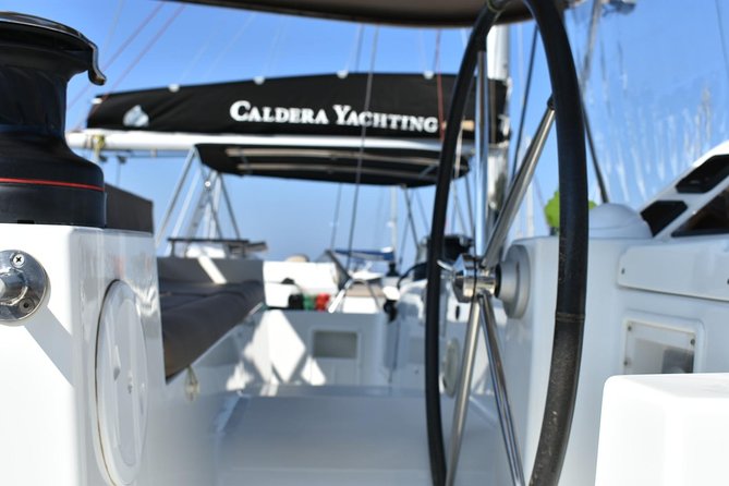 Santorini All-inclusive Private Catamaran Cruise - Palea Kameni, Nea Kameni, and the warm water