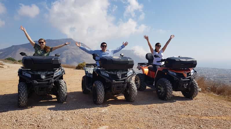 Santorini: ATV guided tour around the South of the island - Vlychada shows Santorini at work
