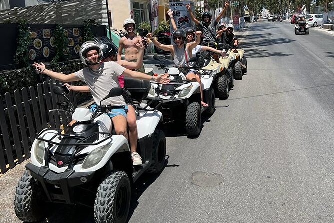 Santorini ATV Highlights Tour: Oia, Viewpoints & Volcanic Beaches - Pyrgos and the Venetian castle
