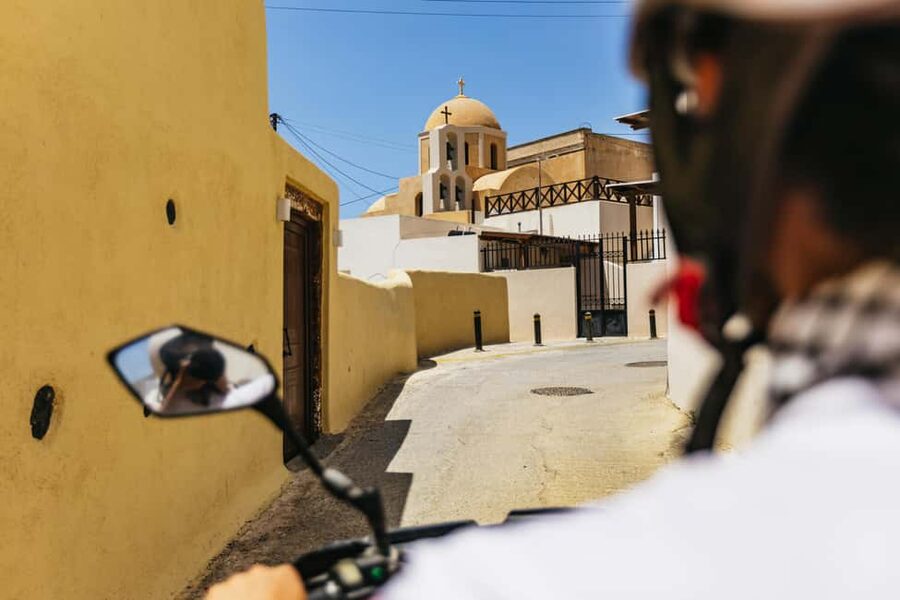 Santorini: ATV Quad Bike Tour with Lunch - Emporio’s windmills and village roads