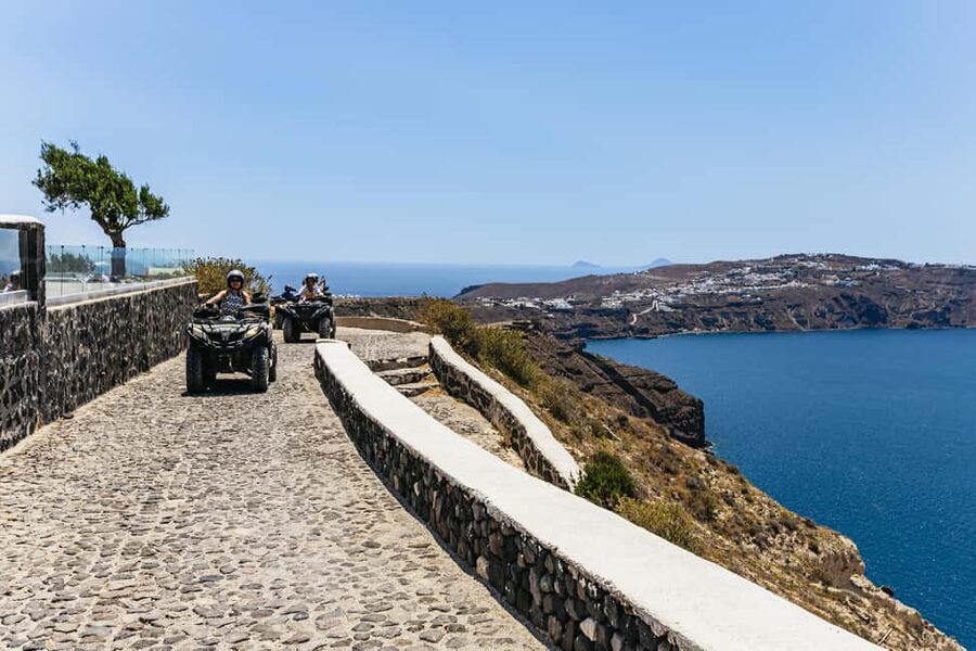 Santorini: ATV Quad Bike Tour with Lunch - A Greek lunch that gives the tour its finish