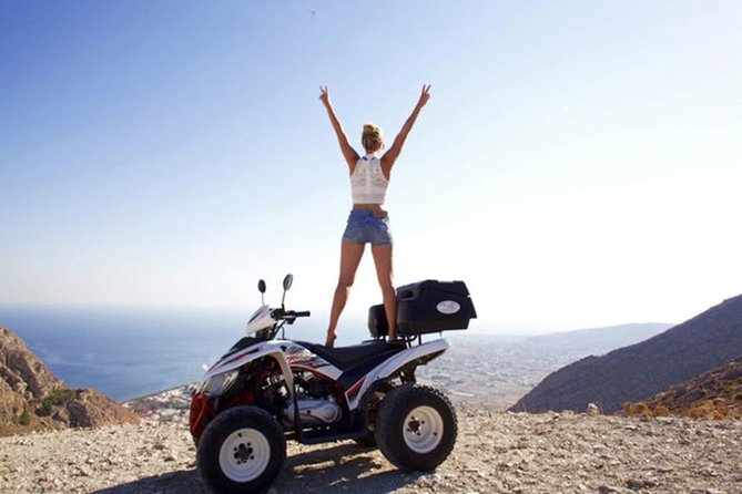 Santorini ATV-Quad Experience: Off-Road Adventure & Hotel Pickup - The Heart of Santorini and the caldera payoff