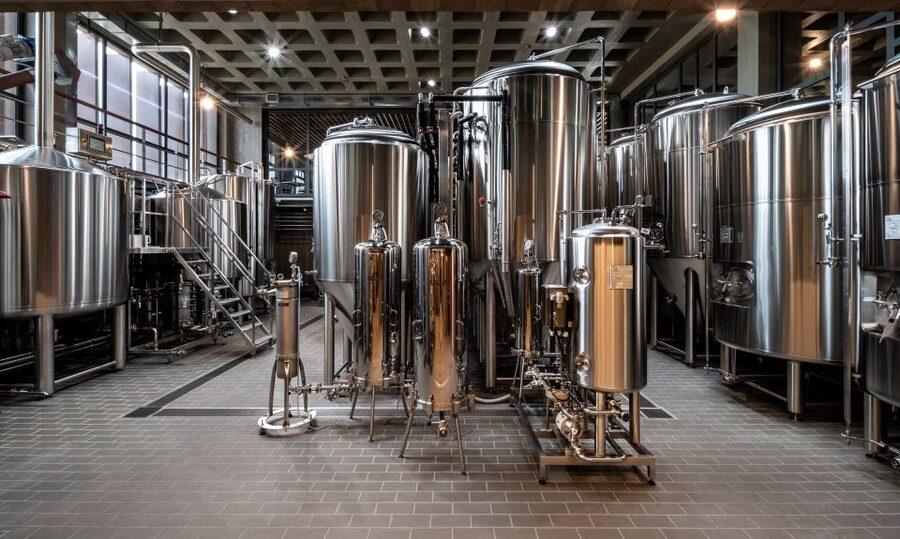 Santorini: Brewery Tour with Beer Tasting & Optional Meal - The Bioclimatic Garden and Outdoor Setting