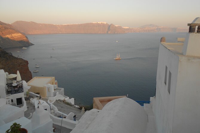 Santorini car tour with a local - Perivolos Beach and the black volcanic shore