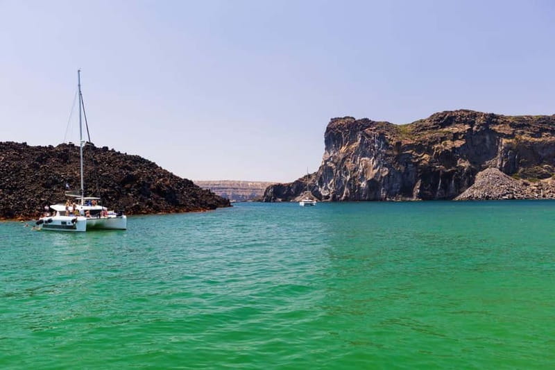 Santorini: Catamaran Cruise with Fresh Meal & Open Bar - A Greek meal prepared on the catamaran