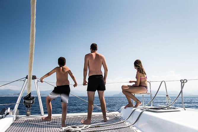 Santorini Catamaran Cruise: with Lunch, BBQ, Open Bar, Transfers - The hot springs add Santorini’s volcanic side