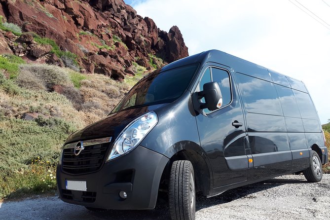 Santorini Chauffeur Services per Hour - What happens at pickup
