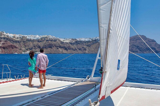 Santorini Cruise on Catamaran with BBQ & Open Bar - Why a catamaran is a smart way to see Santorini