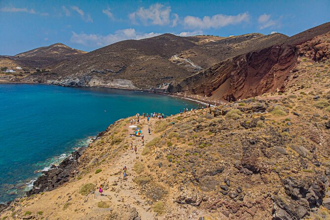 Santorini Day Tour with Sunset in Oia - Pyrgos and Profitis Ilias from the bus