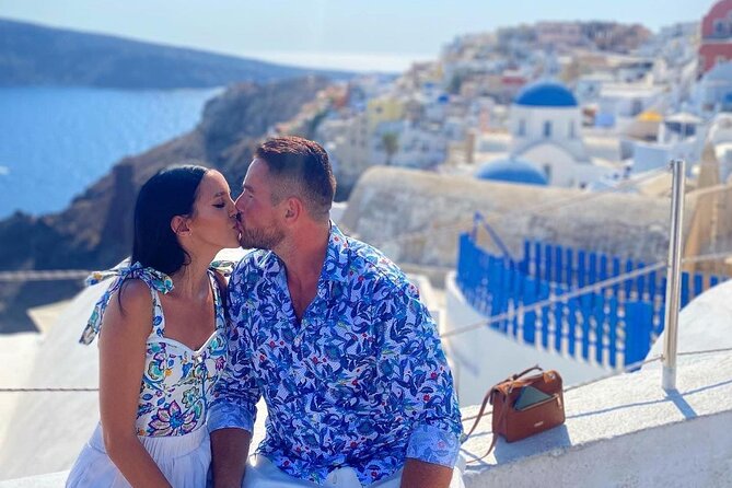 Santorini Discovery Private Custom Tour - Megalochori shows an older, quieter island