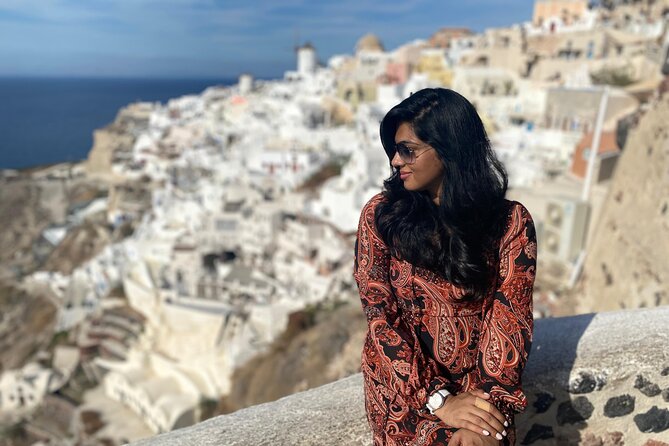 Santorini Discovery Private Custom Tour - Perissa gives you black sand and a beach break