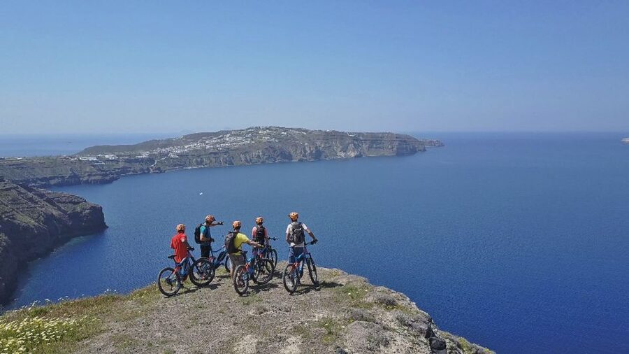 Santorini: Electric Mountain Bike Adventure - Why this ride sees more than the usual Santorini