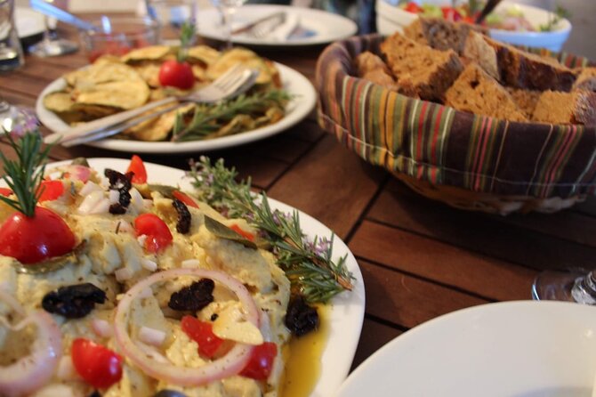 Santorini Family Farm Food & Wine Tour with Cooking Class - Transport, timing, and what the price covers