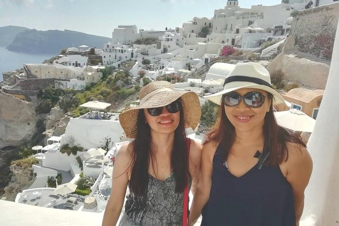 Santorini First-time Visitors Private Tour with Wine Tasting - Guides, vehicle, and the value of private travel