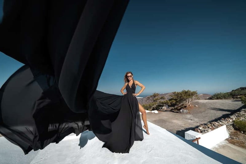 Santorini: Flying Dress Photo © Photoshoot "Express Package" - Understanding the photo package