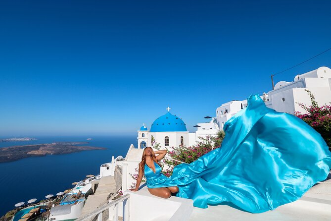 Santorini Flying Dress Photography - Key points at a glance