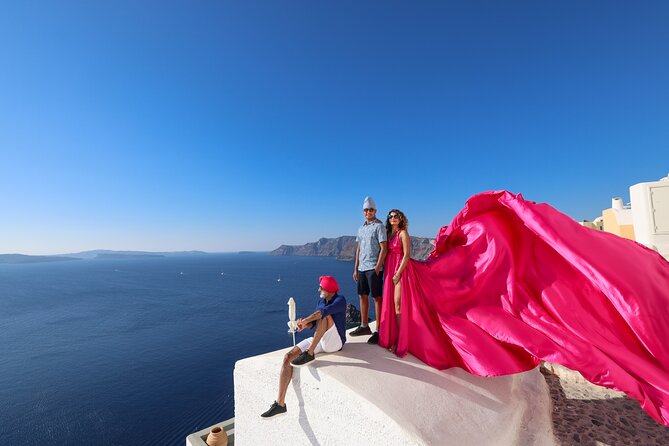 Santorini Flying Dress Photography - Practical details before you commit