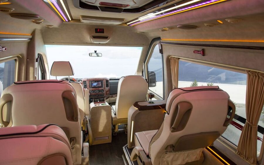 Santorini: Full-Day Small Group Tour - The VIP minibus and private-group advantage
