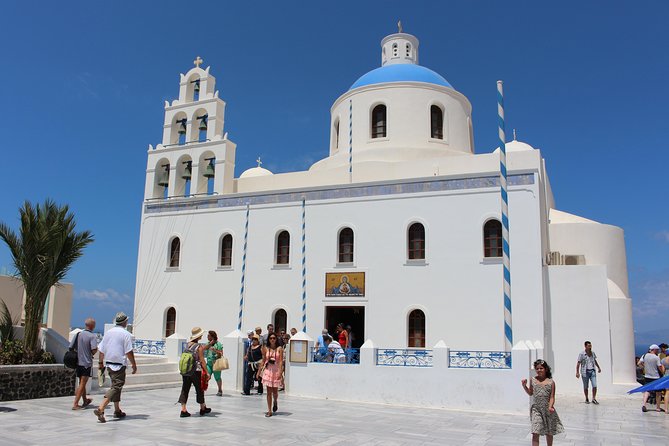 Santorini Full Day Tour - Profitis Ilias gives you Santorini from above