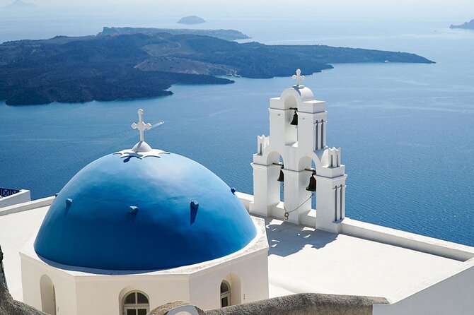 Santorini Full Day Trip by Santo Luxury Escape - Profitis Ilias gives you Santorini from above