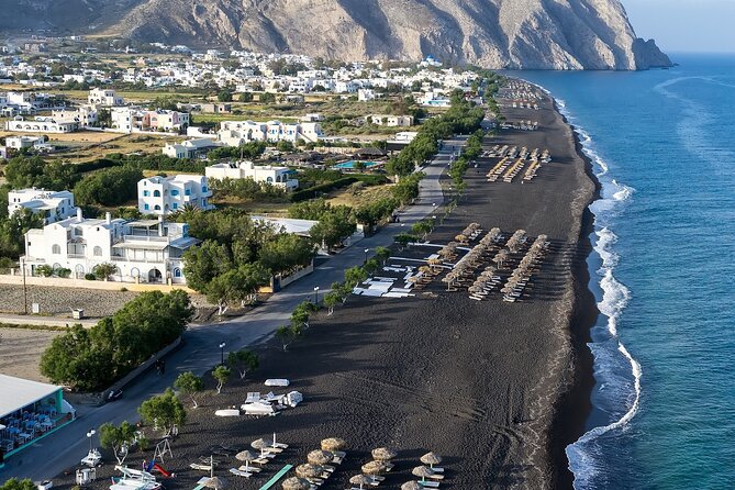 Santorini Full Day Trip by Santo Luxury Escape - Red Beach, where the cliffs change color