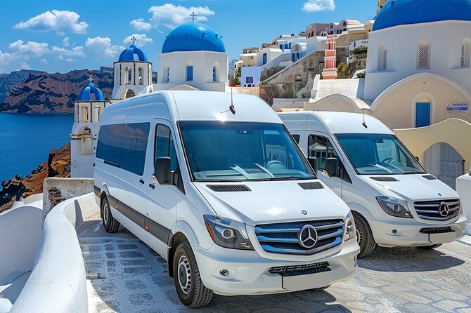 Santorini: Full Island Tour & Sunset with Local Guide & Pick-up - Three Bells of Fira and the classic Santorini view