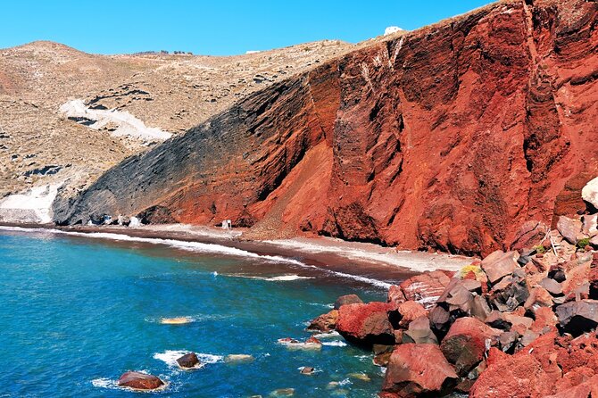Santorini: Full Island Tour & Sunset with Local Guide & Pick-up - Akrotiri Lighthouse and open Aegean views