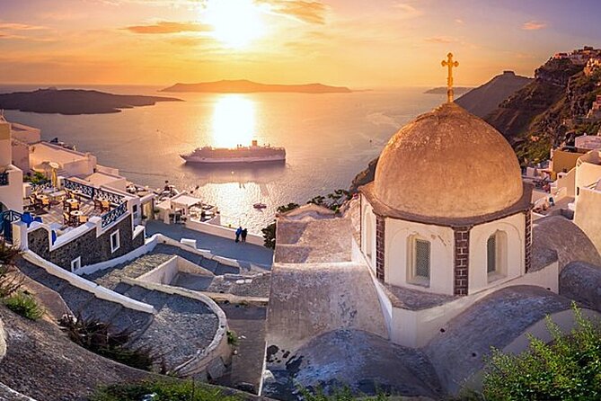 Santorini Gems - Small Group Tour for First-Time Cruise Visitors - Profitis Ilias trades crowds for a wider view