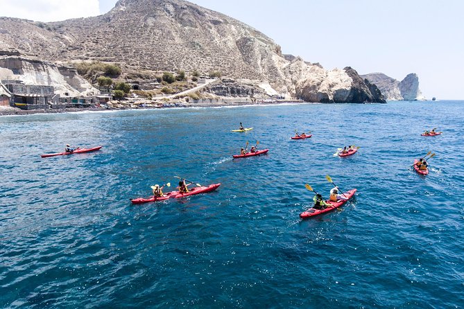 Santorini Guided Sea Kayaking with Light Lunch and Pick-up Option - Why kayak Santorini’s southern coast