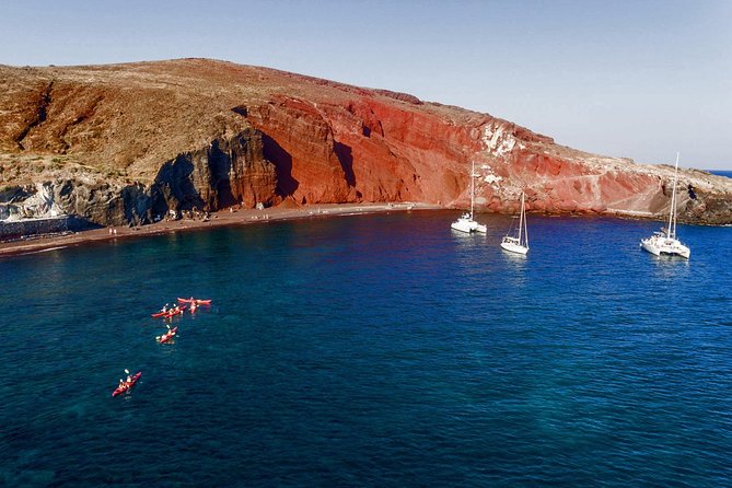 Santorini Guided Sea Kayaking with Light Lunch and Pick-up Option - Guides, safety, and the level of effort